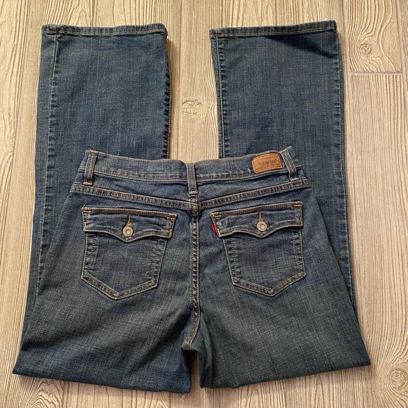Levis 512 Bootcut Perfectly Slimming Jeans 10 S - Picture 8 of 12